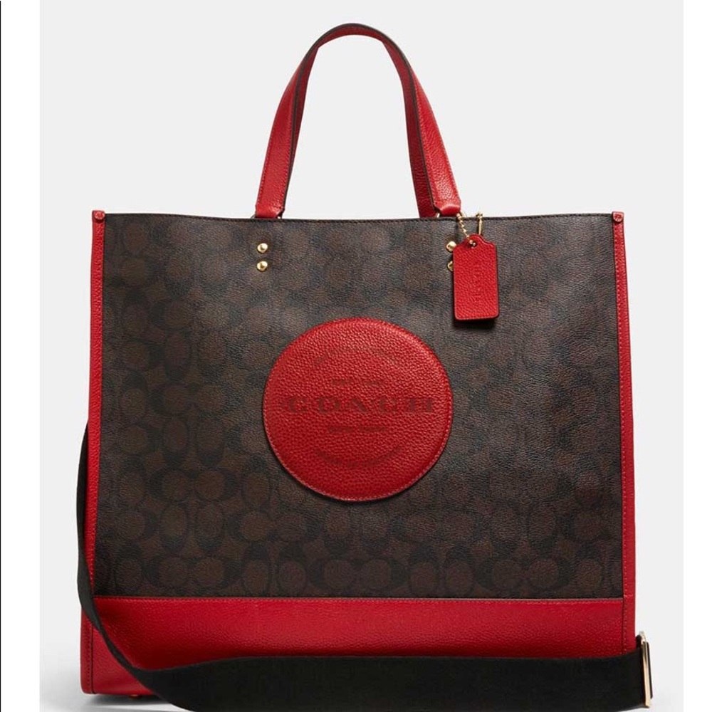 COACH Dempsey Tote 40 In Signature Canvas
